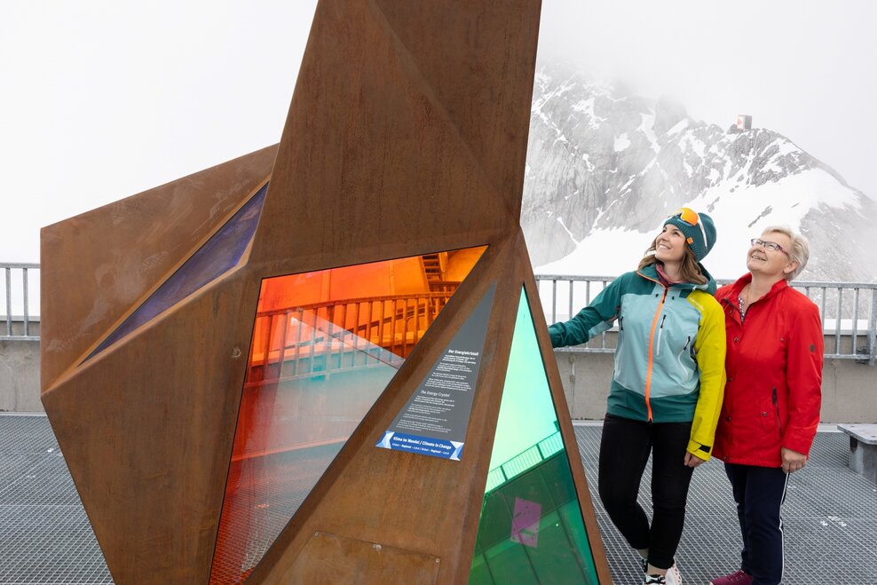Der Energiekristall an der Dachstein Bergstation | © Harald Steiner