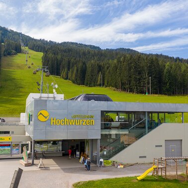Hochwurzen valley station in summer | © Hans-Peter Steiner