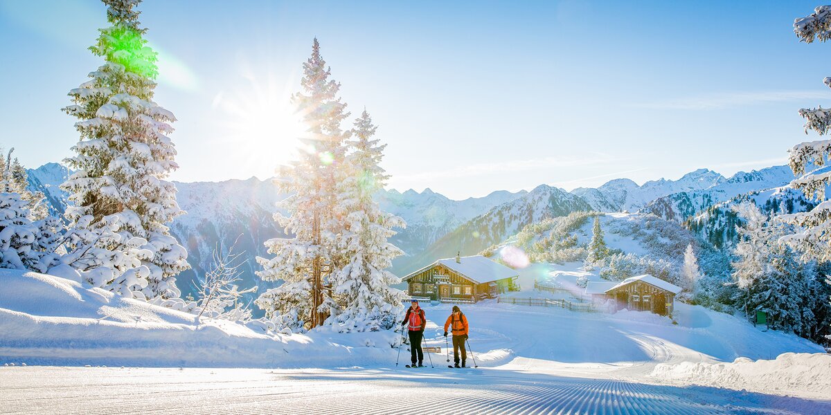 Once you have reached the top, enjoy the panorama that our mountains offer you. | © René Eduard Perhab