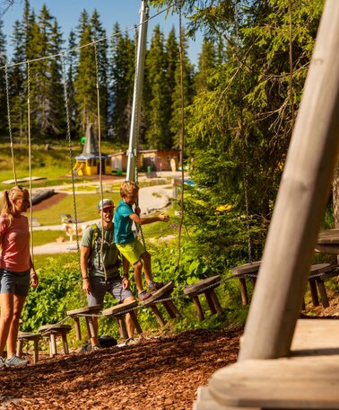 Almmotorik Station im Hopsiland Planai | © Christine Höflehner