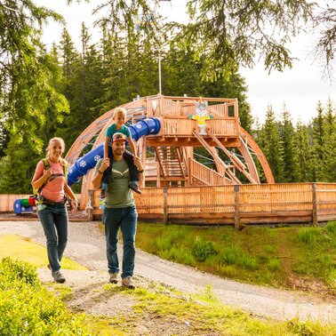 Der Nordpol im Hopsiland Planai | © Christine Höflehner