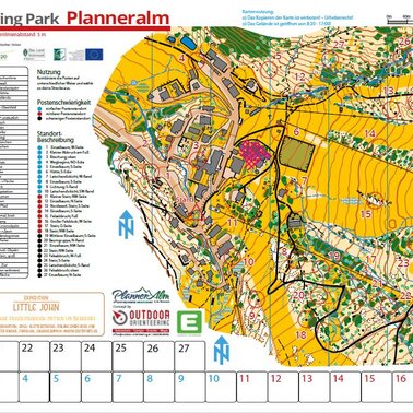 Orientierungspark für Erwachsenen | © Planneralm