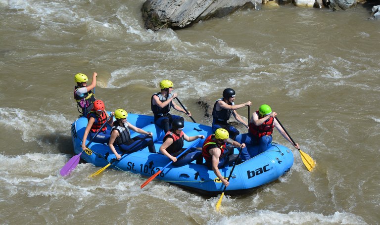 Rafting boat on the Enns river | © BAC