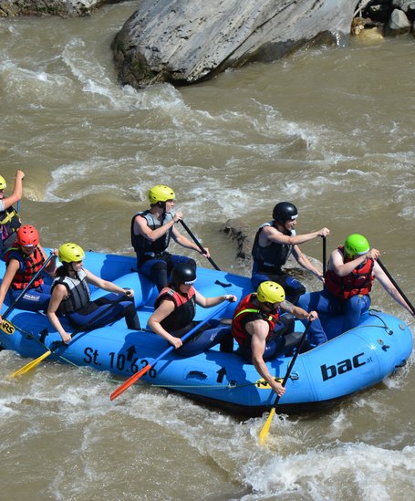 Rafting boat on the Enns river | © BAC