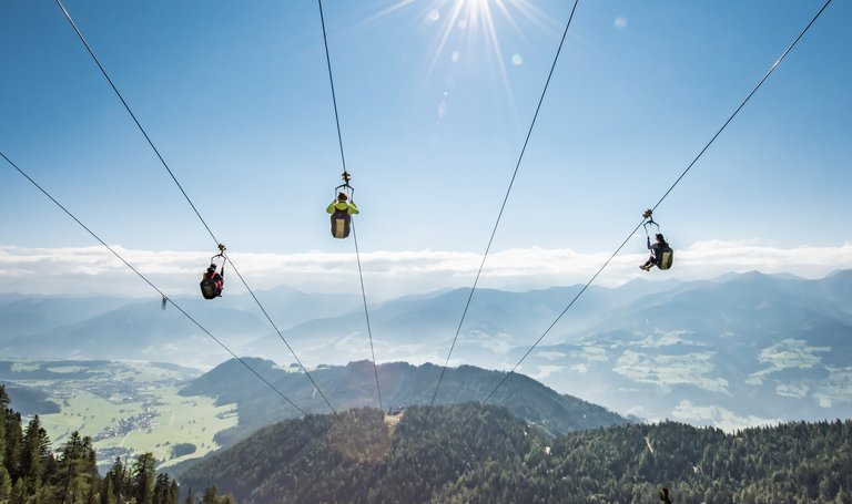 Zipline Stoderzinken  | © Christoph Huber