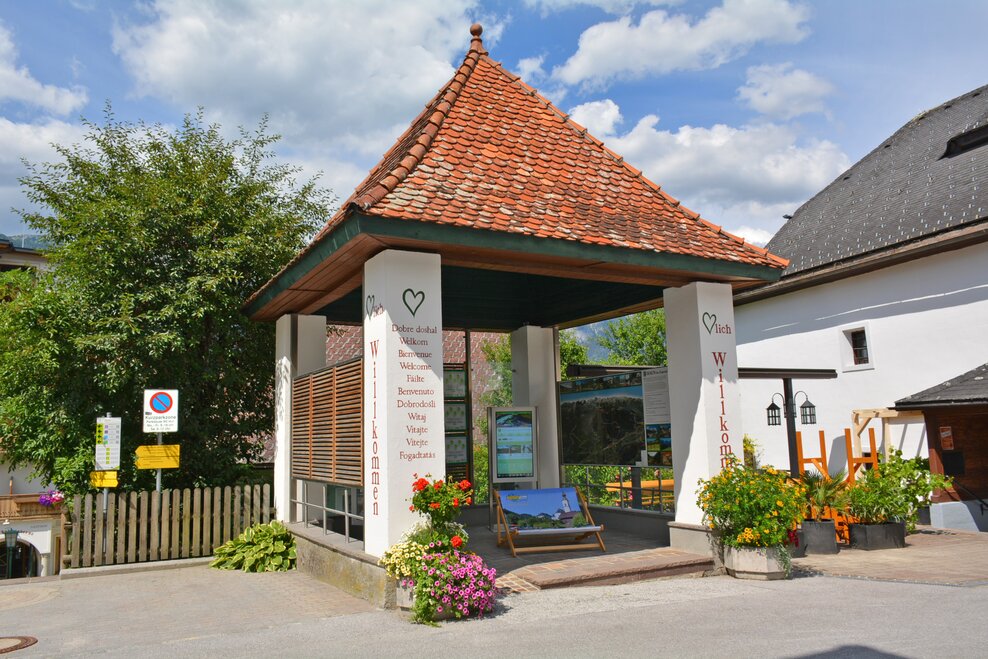 Infopavillon am Schlossplatz in Haus im Ennstal | © Marktgemeinde Haus