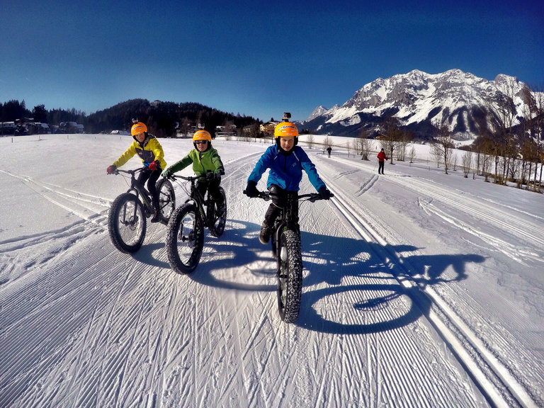 Fatbiken am Ramsauer Plateau | © Alpine Fatbike
