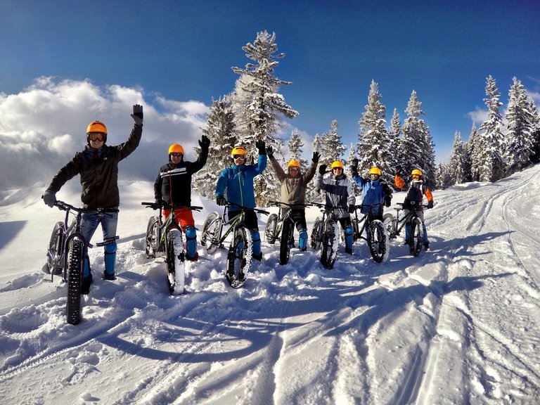 Eine erfolgreiche Fatbiking Tour.  | © alpinefatbike.com