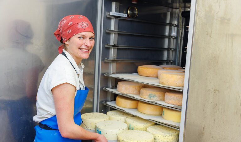 Käseproduktion, Engelhardthof | © Martin Huber