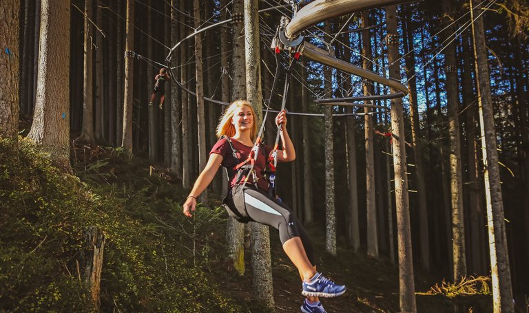 Flyline at Rittisberg Advanture World | © Erlebnis Rittisberg