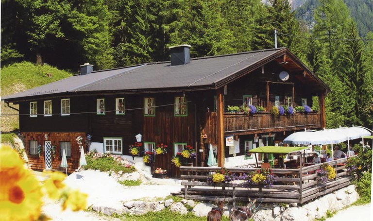 Hut "Jausenstation Fliegenpilz" with sunny terrace | © Fliegenpilz