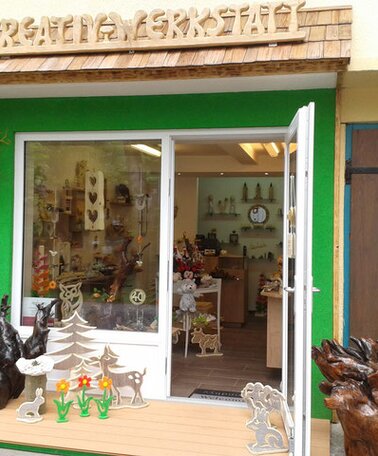 Eingang zur Kreativwerkstatt Pilz | © Kreativwerkstatt Pilz