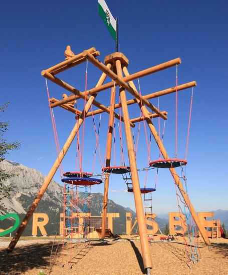 Playground with high ropes course Rittisberg | © Hans-Peter Steiner