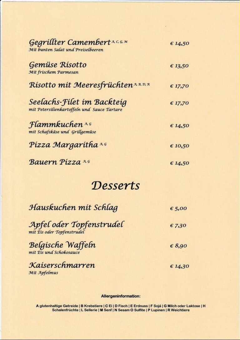 Cafe-Restaurant Ramsau Zentrum - Impression #2.9 | © Menü 2