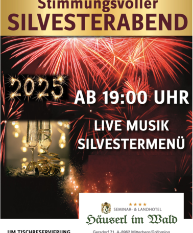 Stimmungsvoller Silvesterabend  | © Häuserl im Wald 