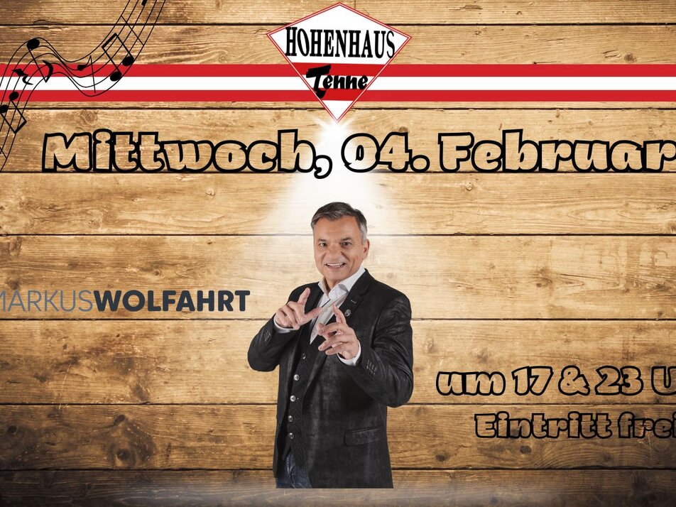 Markus Wolfahrt LIVE - Impression #1 | © @Hohenhaus Tenne