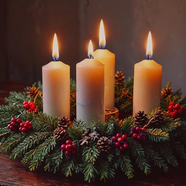 Selbstgebundener Adventkranz | © Bauernladen Irdning