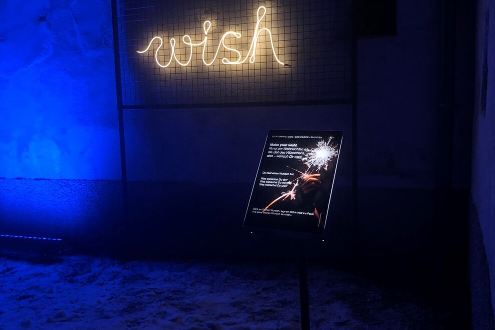Lichterpfad 2020 - wish | © whiteriver.at