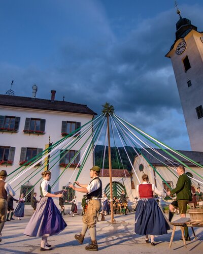 Der Bandltanz beim Öblarner Festpiel | © Christoph Huber