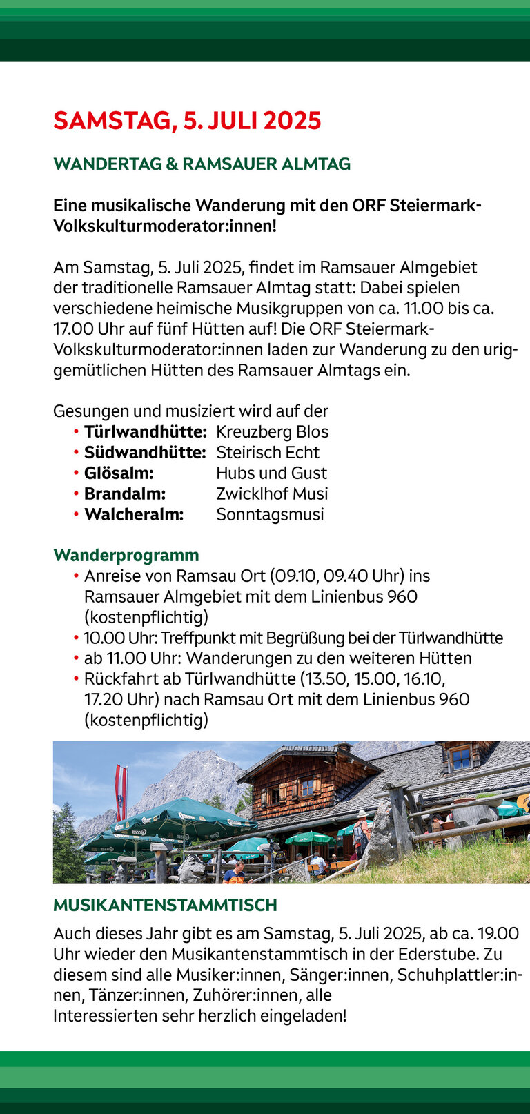 ORF Radion Steiermark Gipfeltreffen & Ramsauer Almtag  - Impression #2.5