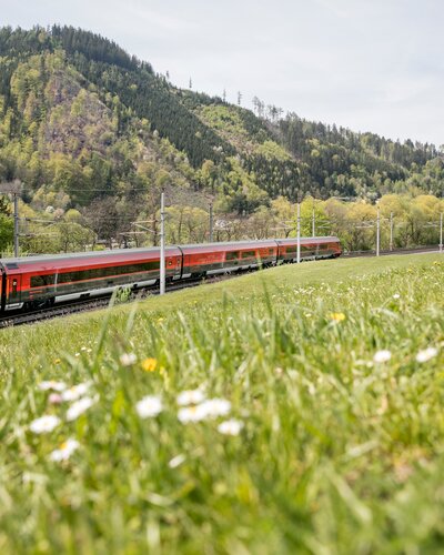 Zug Frühling ÖBB | © ÖBB Harald Eisenberger