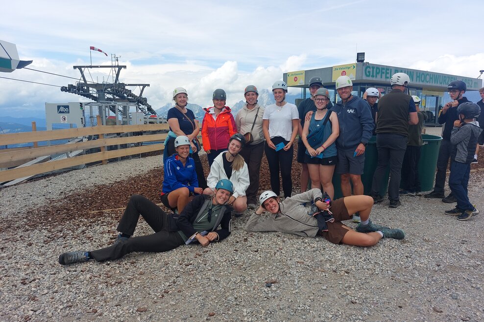 Alle Teilnehmer der Community Days beim Mountain GoKart auf der Hochwurzen | © Theresa Fuchs