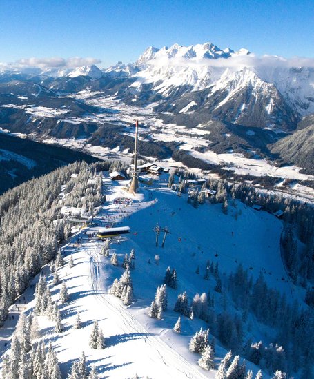 View of the pistes on Hause Kaibling | © Hauser Kaibling
