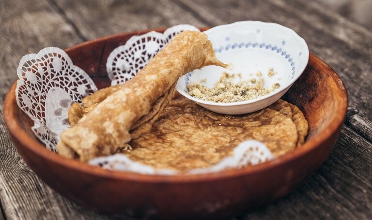 Steirerkäsekrapfen, Viehbergalm | © Almkulinarik 