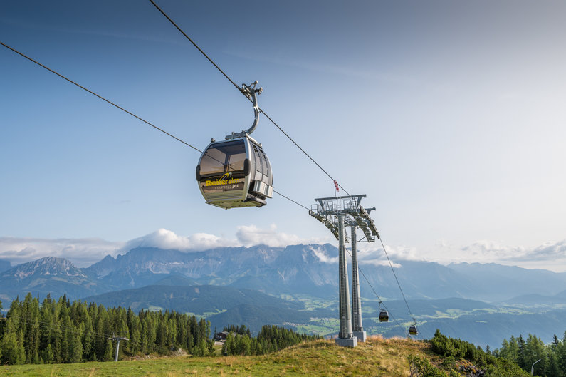 Cable car going up Reiteralm | © Reiteralm Bergbahnen
