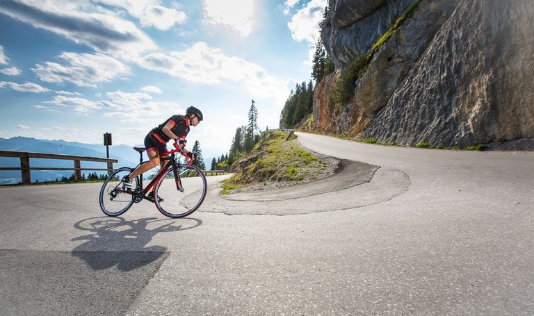 Road cyclist in the Schladming region