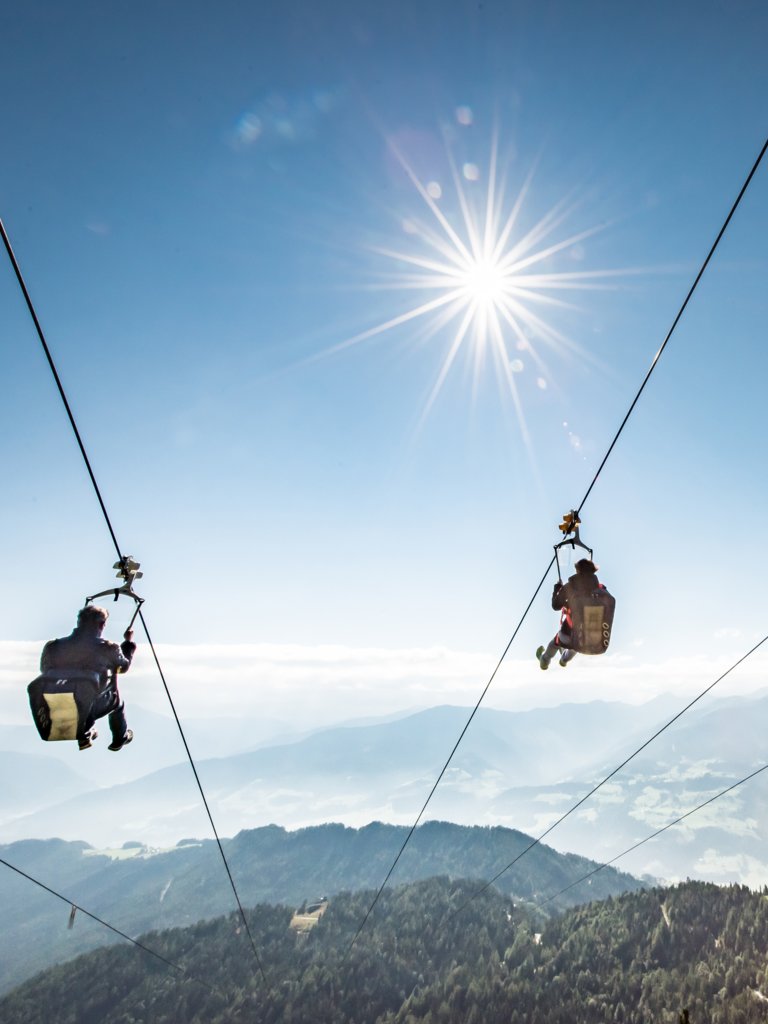 Zipline in Schladming-Dachstein | Abenteuerpark | © Christoph Huber