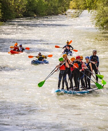 Flusswandern auf der Enns