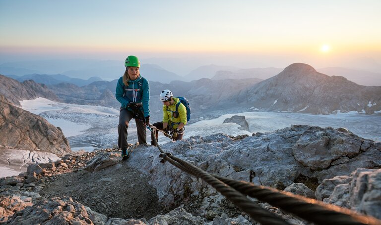 Klettern am Dachstein | © Peter Burgstaller