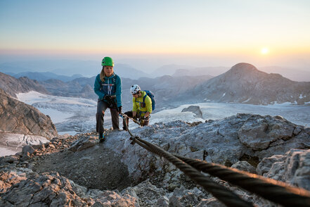 Climbing on Dachstein | © Peter Burgstaller
