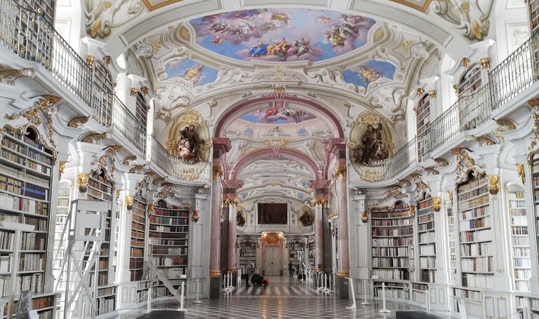 Bibliothek des Stift Admonts von Innen
