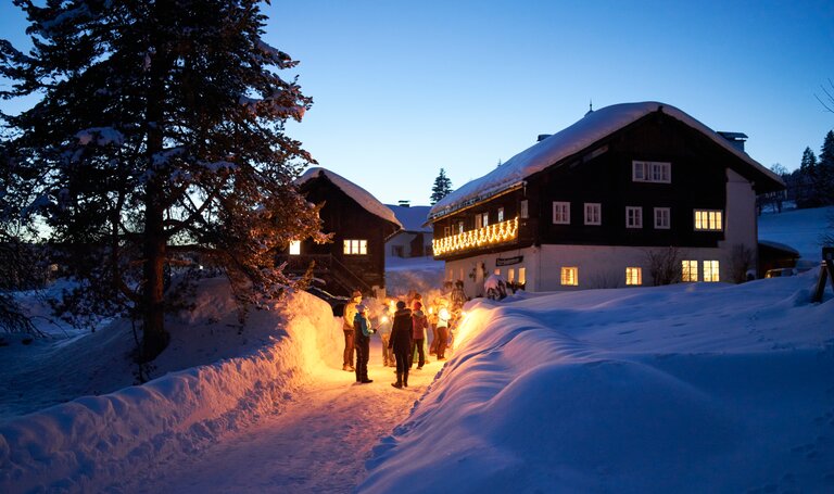 Fackelwanderung Gruberstube | © Peter Burgstaller