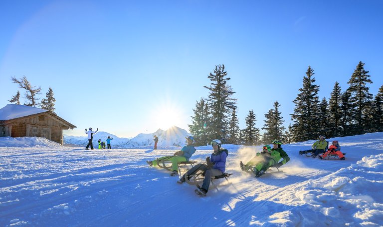 Tobogganing in Schladming | © Martin Huber