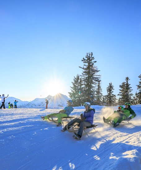 Tobogganing in Schladming | © Martin Huber