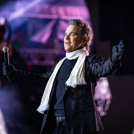 Robbie Williams beim Ski Opening 2023 in Schladming | © Sabrina Vanray