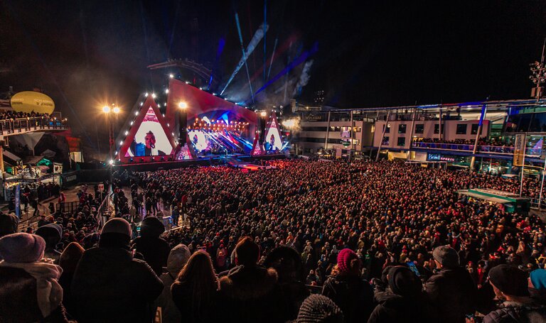 Robbie Williams beim Ski Opening 2023 in Schladming | © Sabrina Vanray