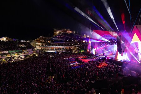Robbie Williams beim Ski Opening 2023 in Schladming | © Harald Steiner