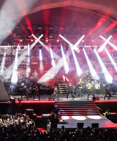 Robbie Williams beim Ski Opening 2023 in Schladming | © Harald Steiner