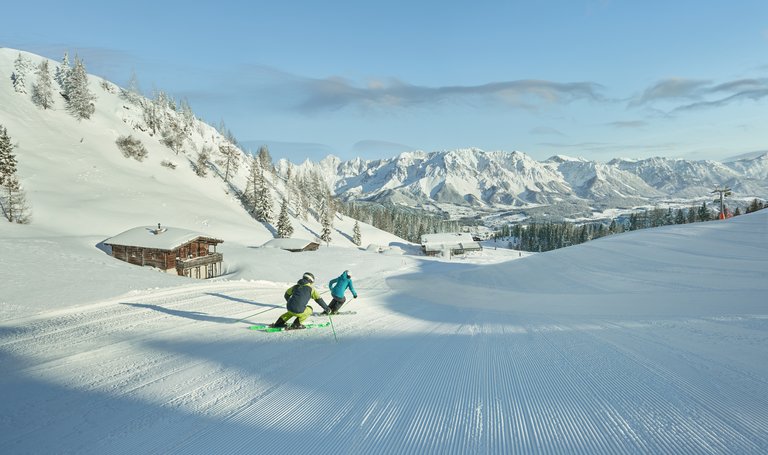 Skifahren auf der Reiteralm | © Peter Burgstaller