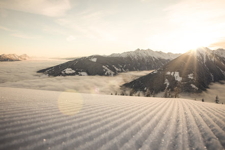 Ski piste in the evening sun | Schladming-Dachstein | © Martin Huber