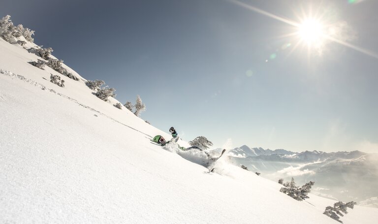 Skifahrer im Schladminger Tiefschnee | © Martin Huber