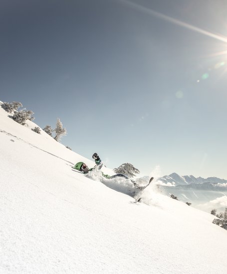 Skifahrer im Schladminger Tiefschnee | © Martin Huber