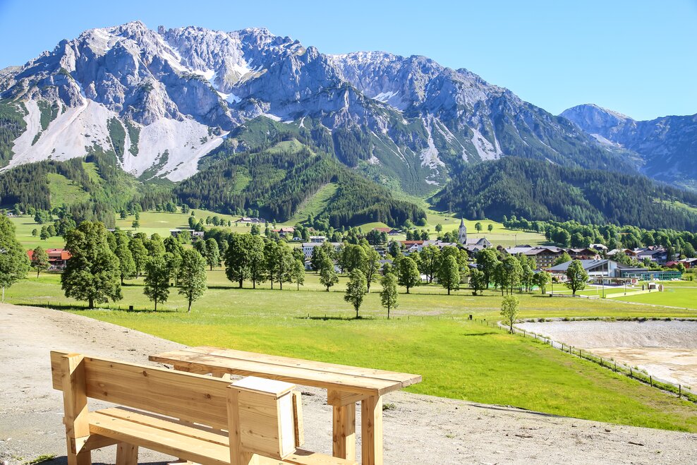 Panorama Ramsau Ort von Süden | © Loretta Kvitek