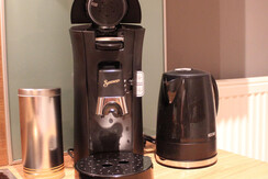 eine Tasse Kaffee oder Tee gerne jederzeit