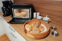 täglich frisches Gebäck zum Frühstück