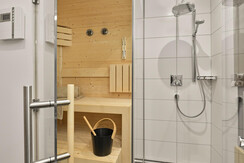 Gipfelblick Lodge 5  - Bad, Sauna